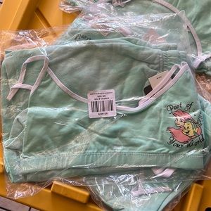 Little mermaid bralette lounge set